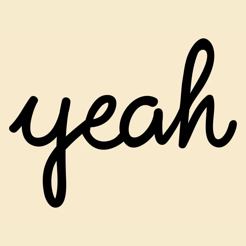 yeah Typografie
