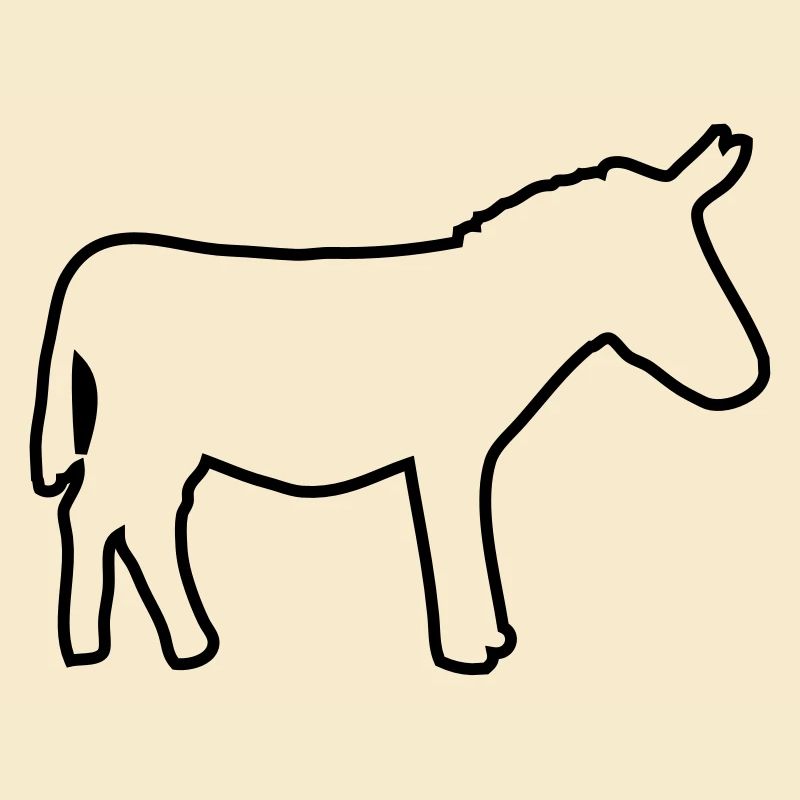 Donkey Logo Drawing