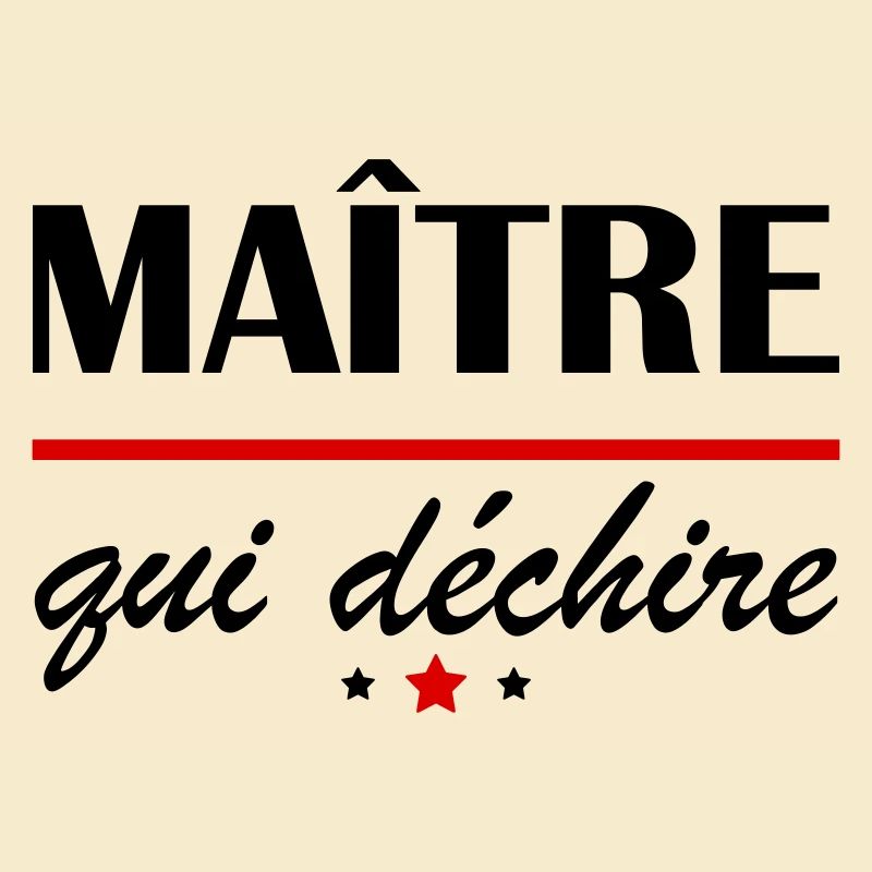 Maître qui déchire, cadeau de fin d'année scolaire