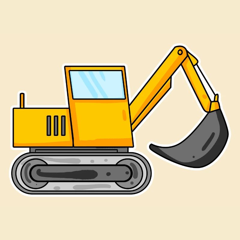Excavator Construction Site Excavator Driver