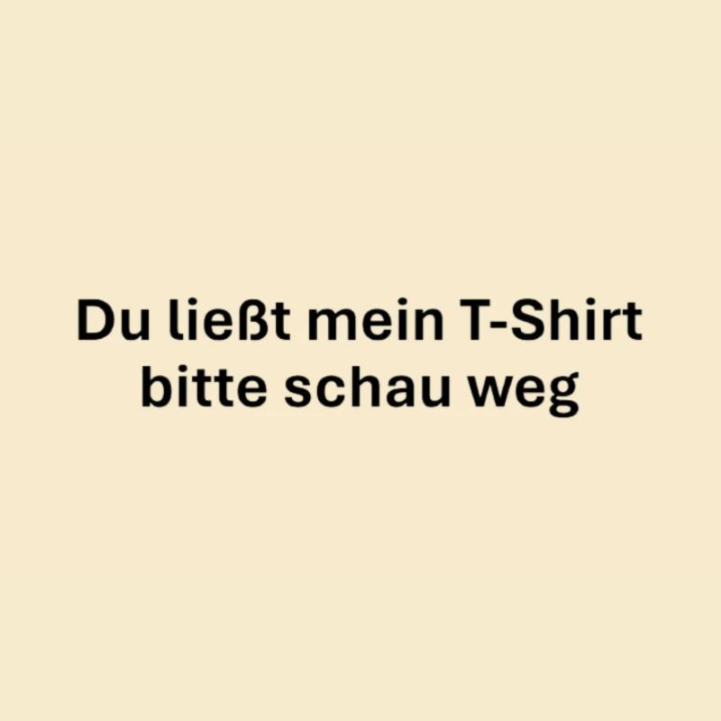 Witziger Spruch