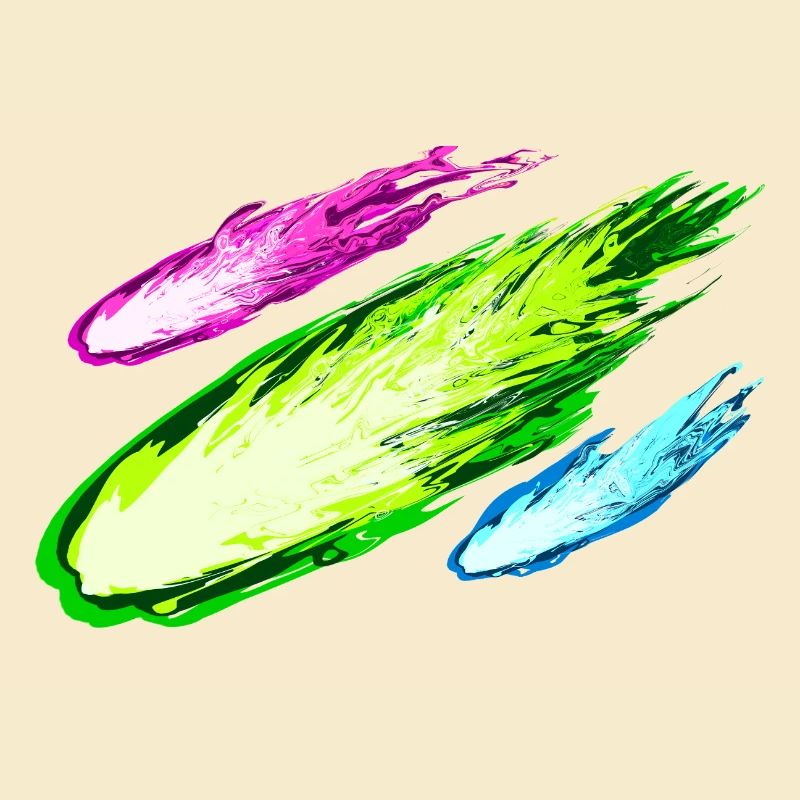 Explosion von bunten Drachen