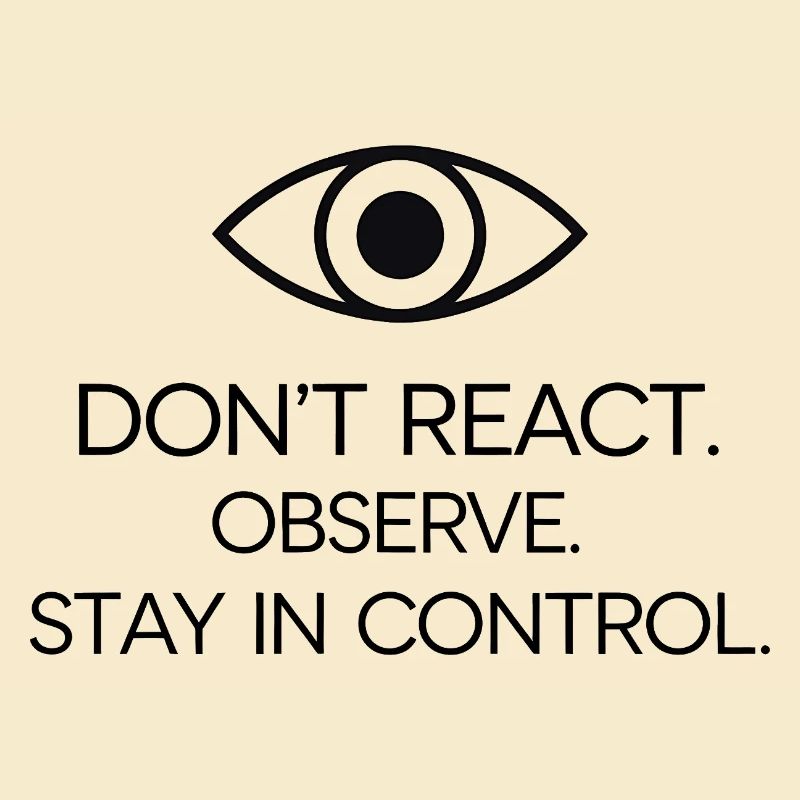 Minimalist Eye Illustration with Powerful Message 