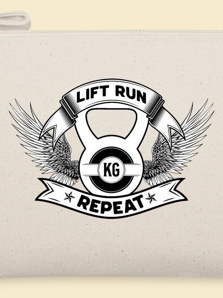 Lift Run Repeat – Kettlebell Wings Tee