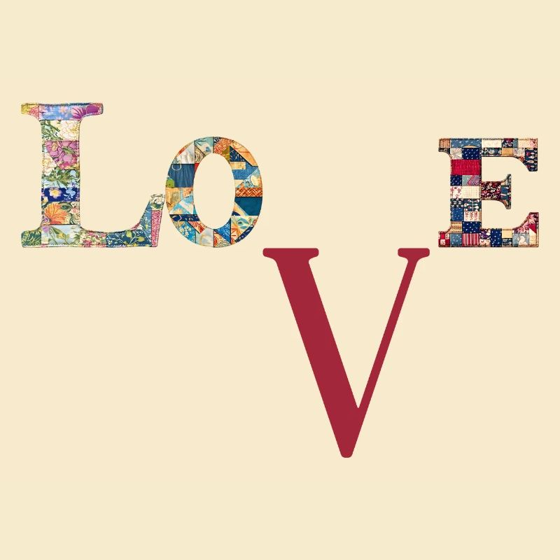 J’adore la typographie patchwork