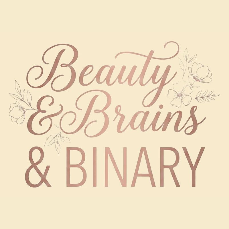 Beauté & Intelligence & Binaire – Design Floral Tech