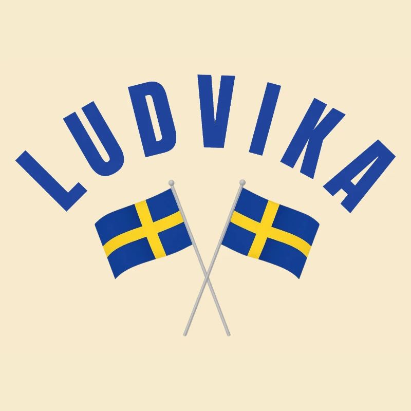 Ludvika Schweden Flaggen