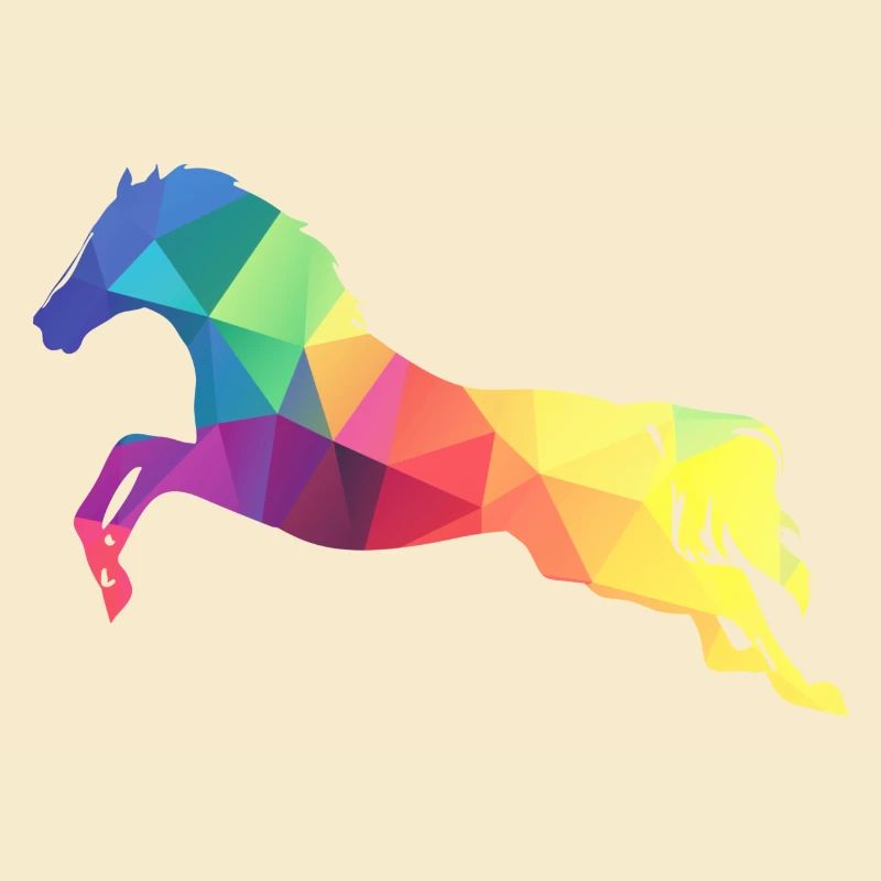 Springendes Pferd