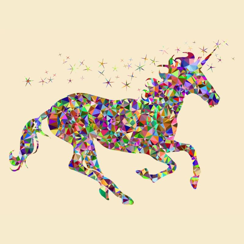 Regenbogen Einhorn Sparkles