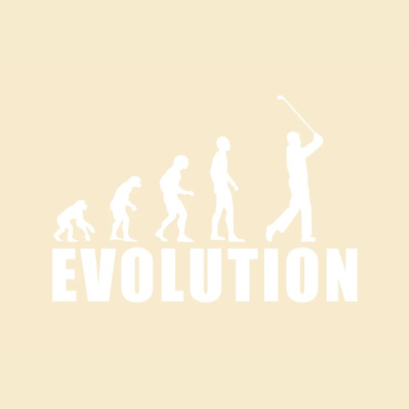 EVOLUTION GOLF Golfspieler Golfschläger Geschenk
