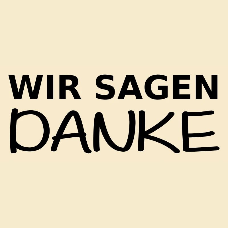 Wir sagen Danke
