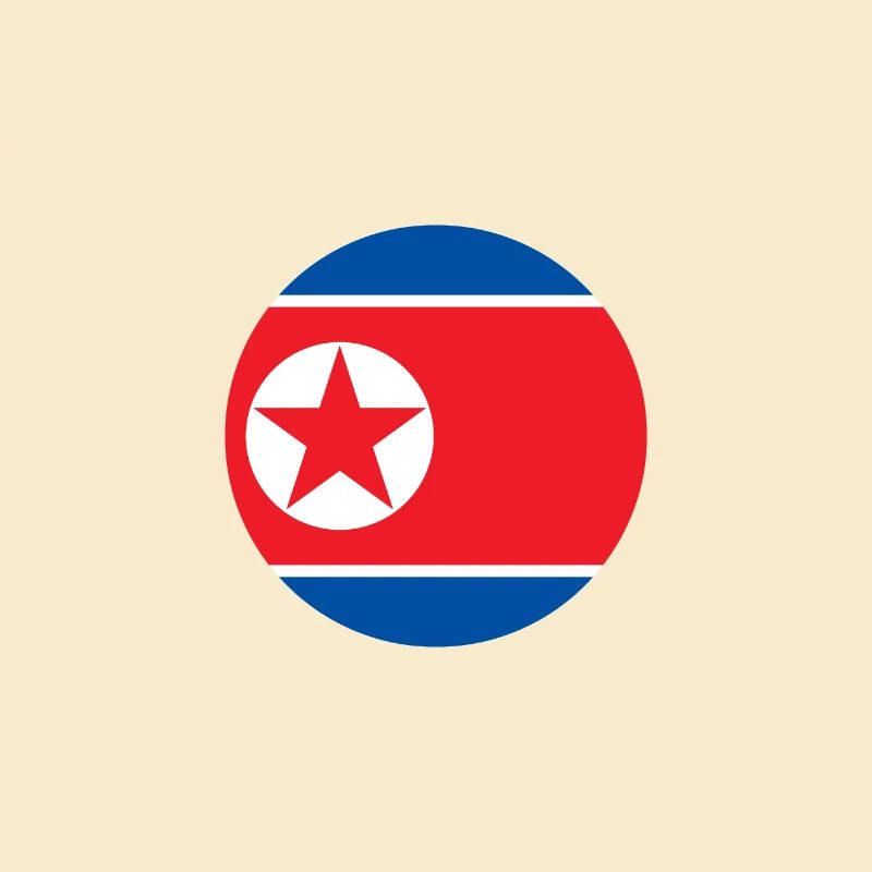 Corée du Nord Drapeau du drapeau de la Corée du Nord