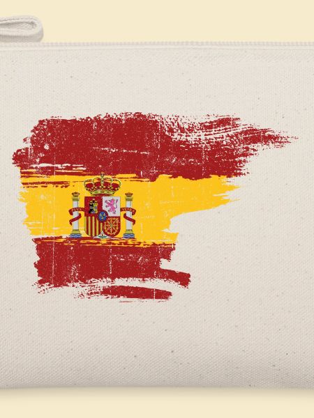 Pinselstrichwappen der spanischen Flagge