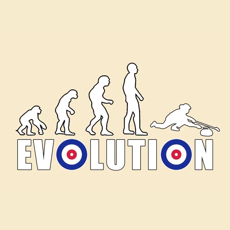 EVOLUTION CURLING Eisstockschießen Geschenk Winter