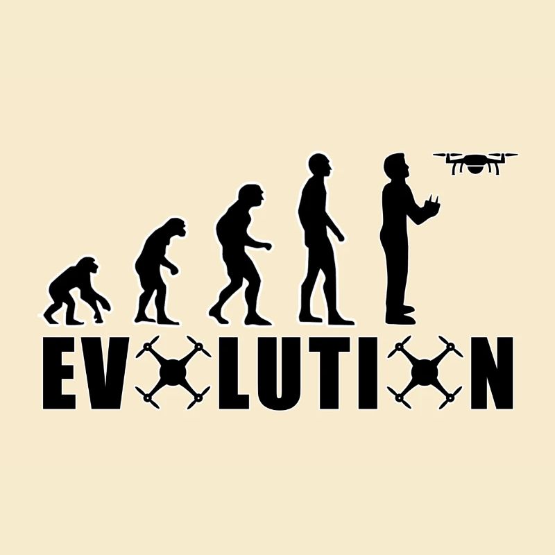 EVOLUTION DROHNE Geschenk Bodenpilot Fliegen