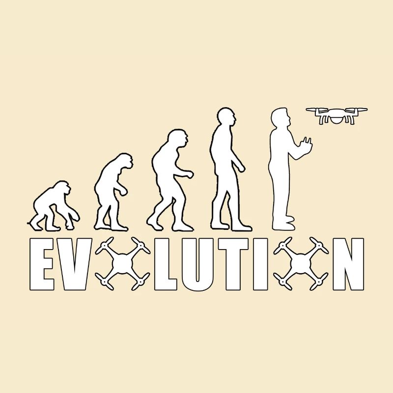 EVOLUTION DROHNE Geschenk Bodenpilot Fliegen