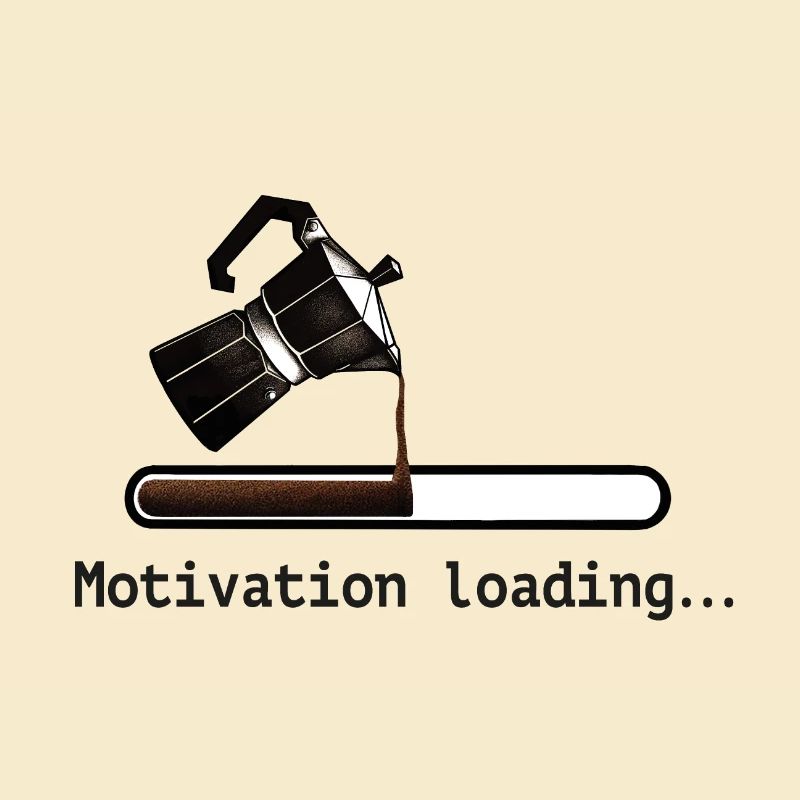 Coffee coffee pot motivation loading