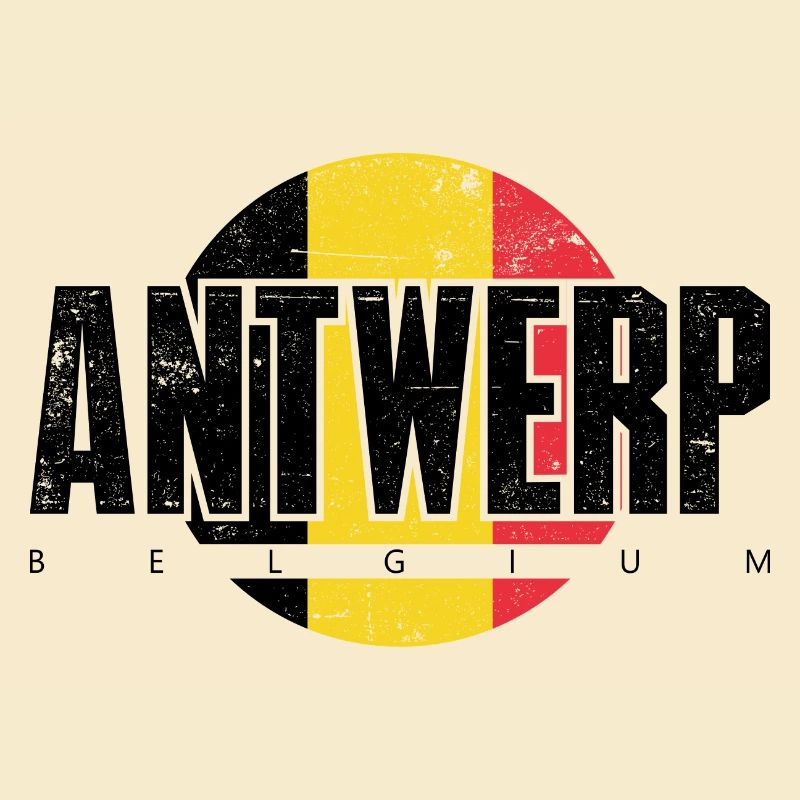 We Emblem Split Gelb Rot