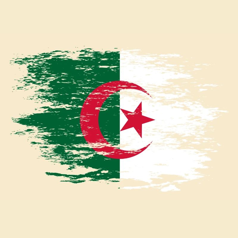 Drapeau de l’Algérie utilisé
