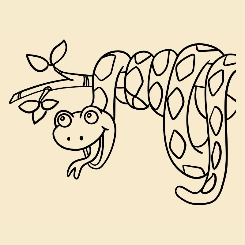 Coloring page for creative minds and little artists