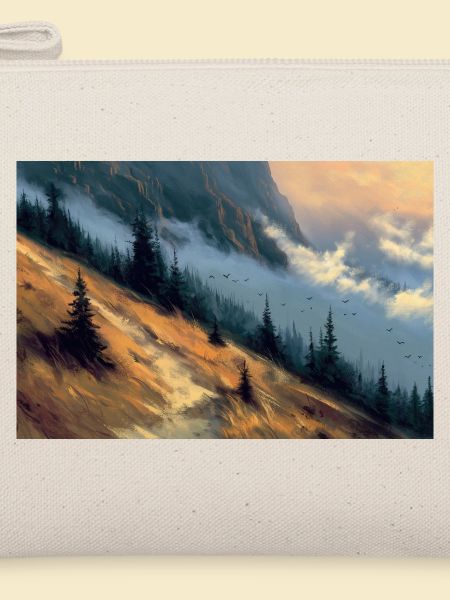 Berglandschaft Illustration Poster