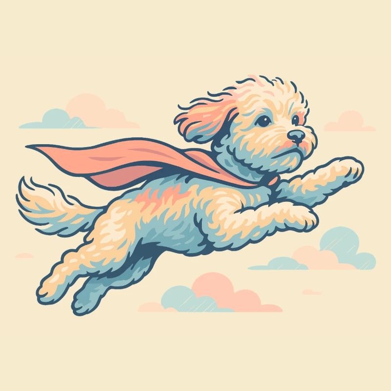 Super Hund Havapoo Cape Umhang Geschenk