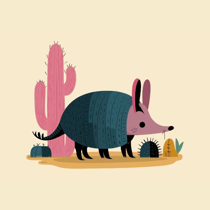 Gürteltier – Cactus Vibes