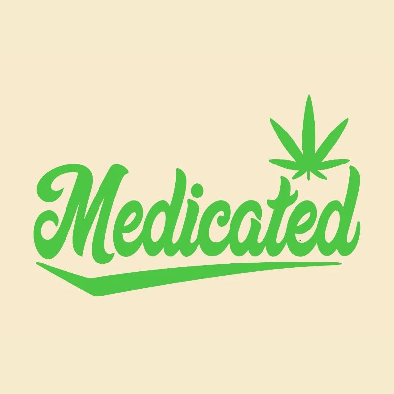Medizinisches Skript mit Blatt | 420 Chill-Vibes