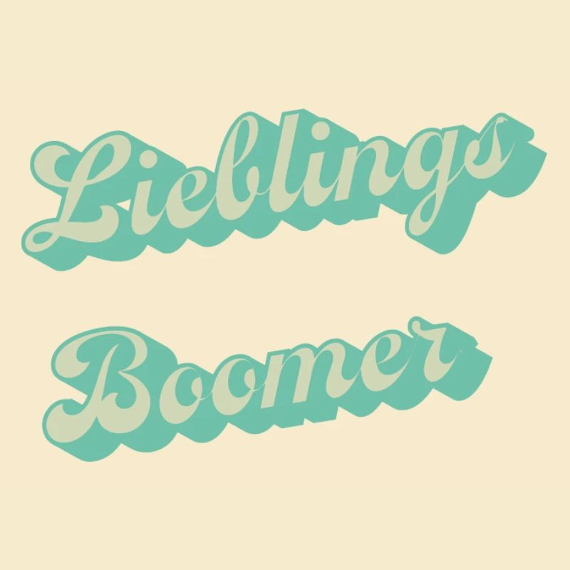 Lieblings Boomer Retro Script