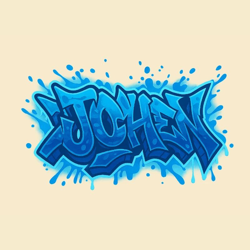 Graffiti JOHEN Name Geschenk Ideal druckbar