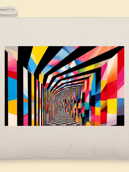 Farbenfroher geometrischer Tunnel