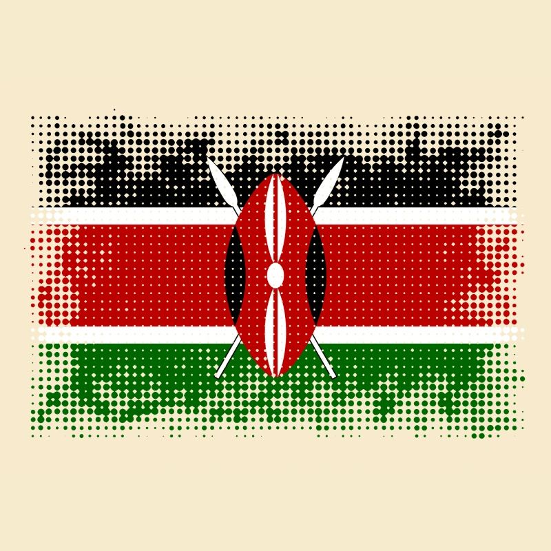Flagge Land Kenia