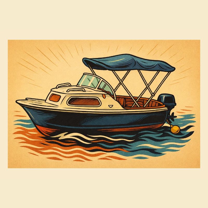 Motorboot Urlaubsfeeling