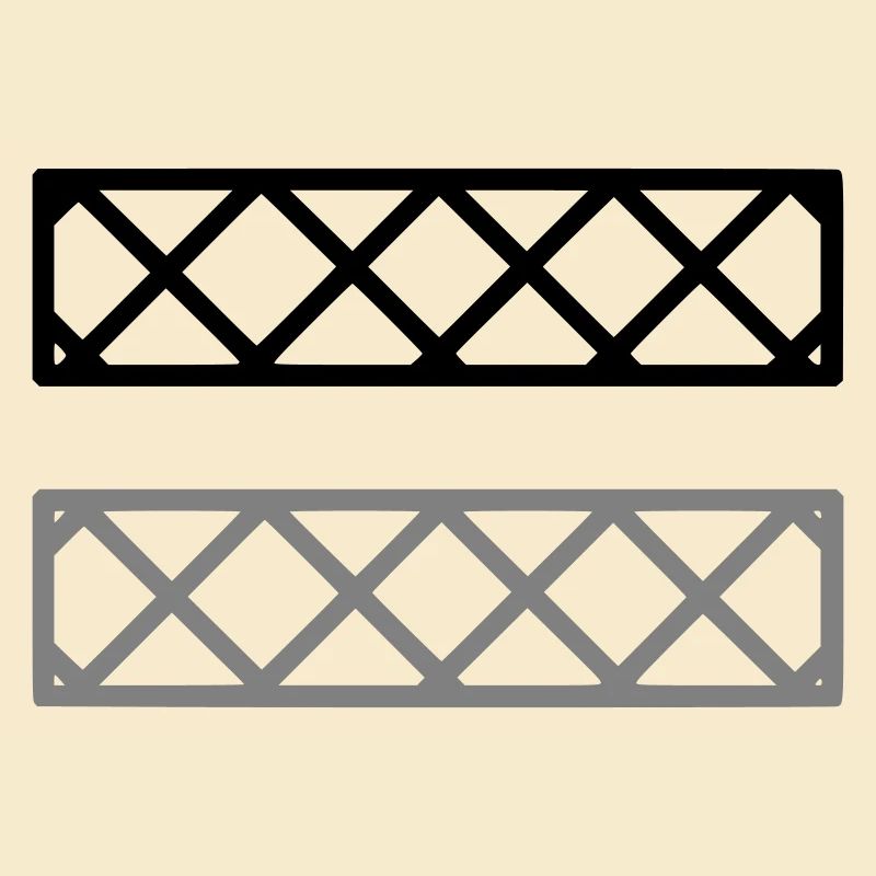 Fence Grid Pattern Frame