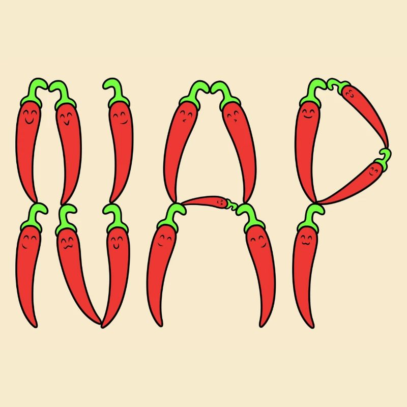 Chilischoten Nickerchen