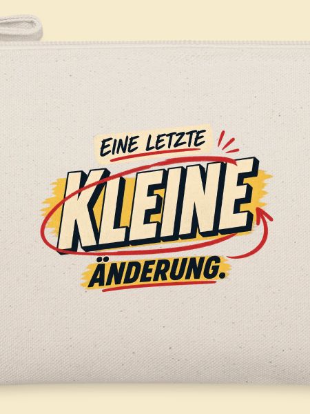 Eine letzte kleine Änderung