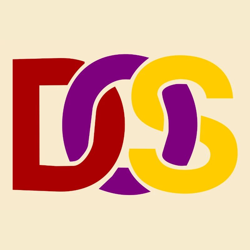 Retro MS DOS Logo