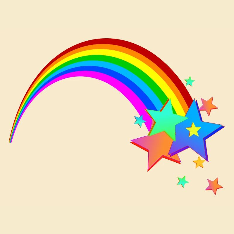 Regenbogen Sternschnuppe