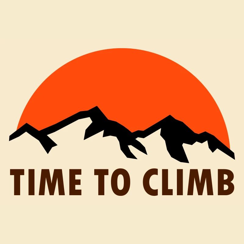 Il est temps de grimper (montagnes, soleil)