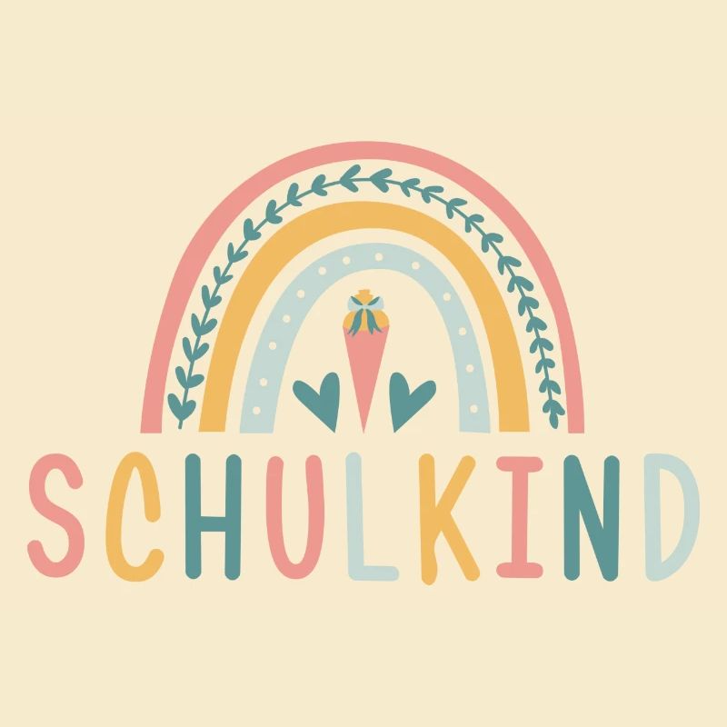 Schulkind - Regenbogen