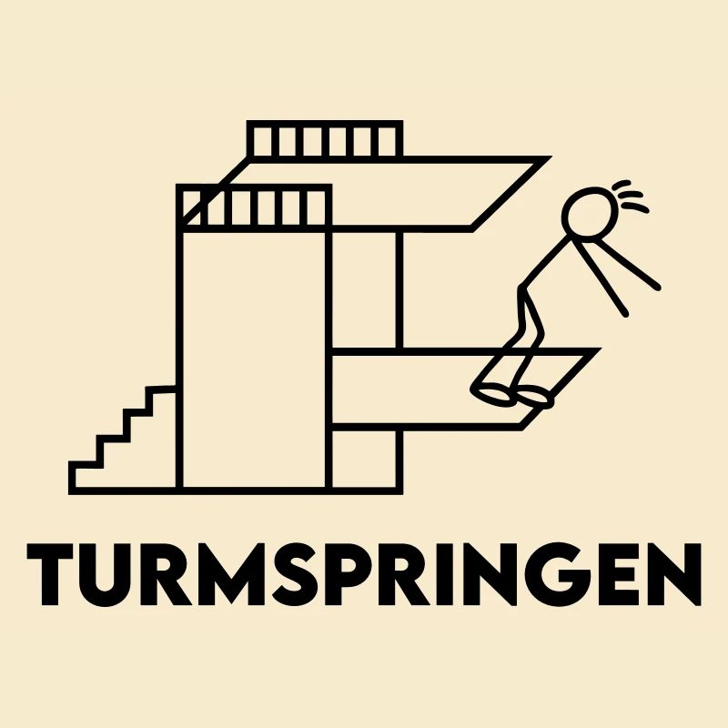 Turmspringer Sprung Sprungbrett Turmspringen