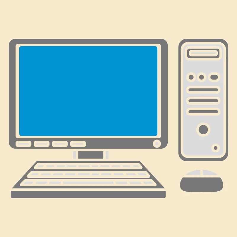 Ordinateur à écran de souris à clavier