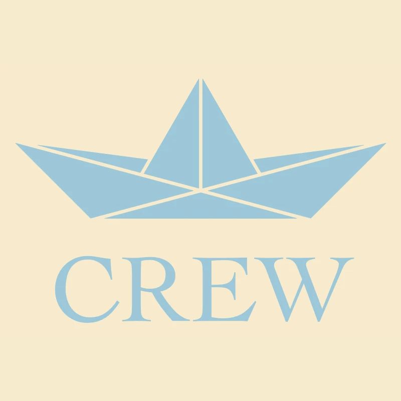 Crew (Crew Complement Paper Boat Paper Ship / Sky)