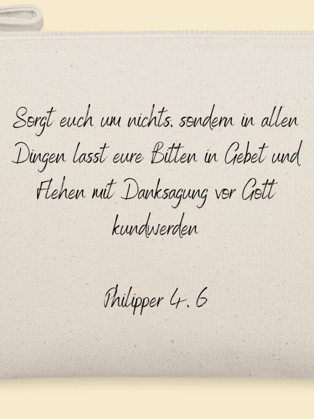 Bibelvers - Philipper 4:6