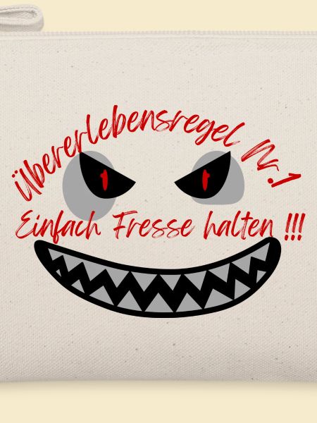 "Überlebensregel Nr 1" Design Subtil