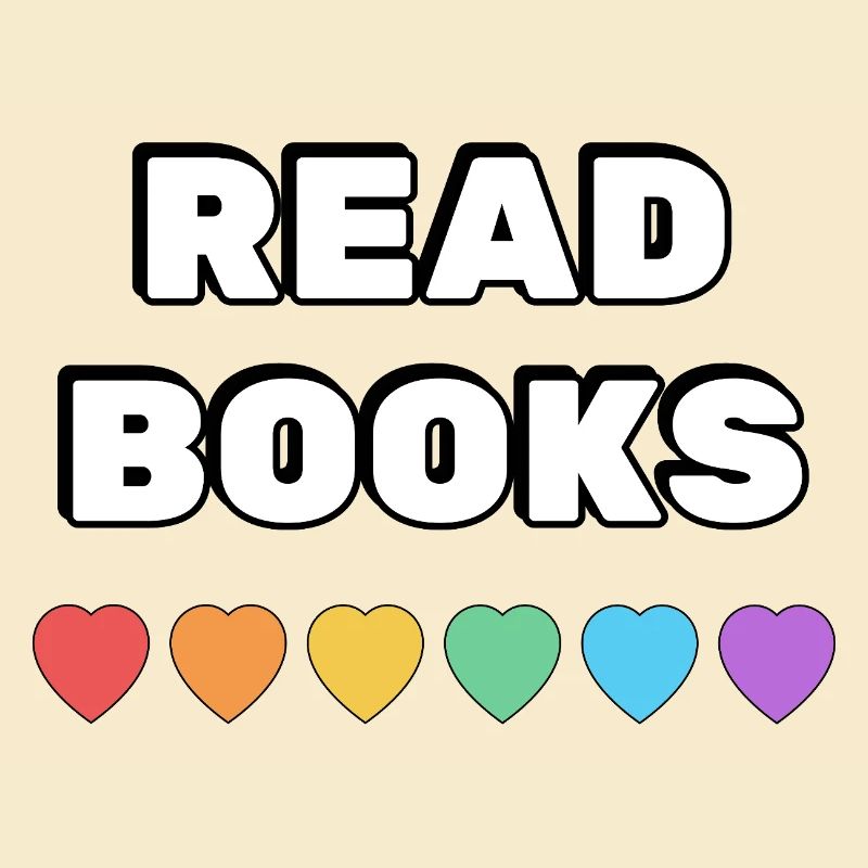 Read Books Rainbow Hearts