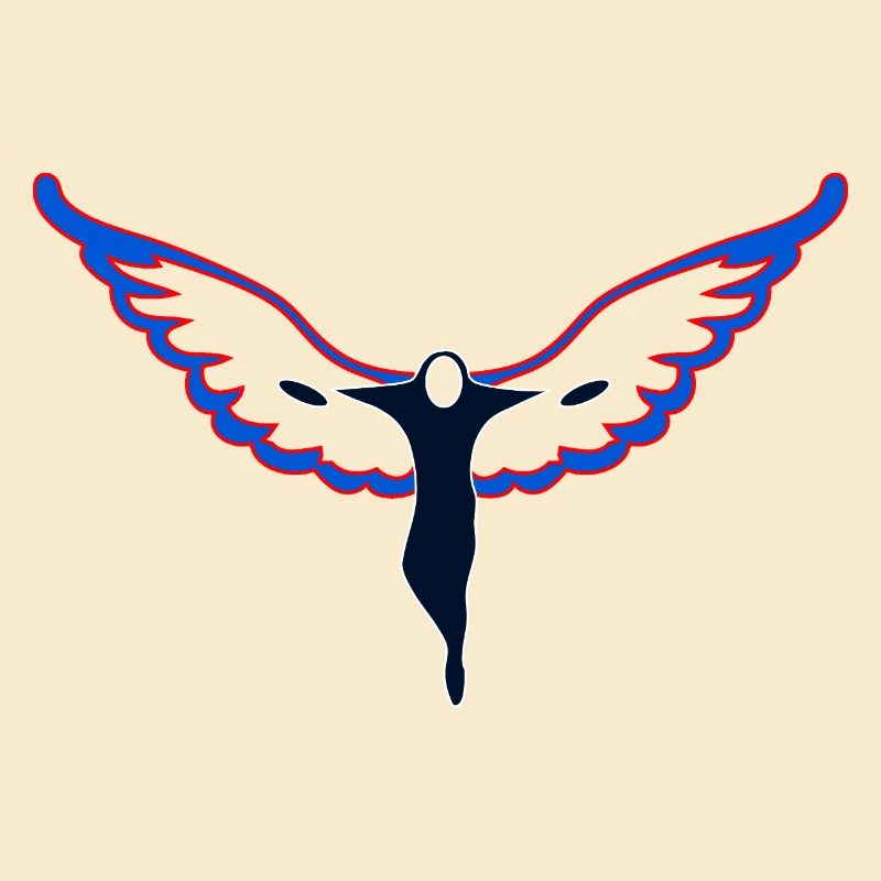 Flügelheld Silhouette