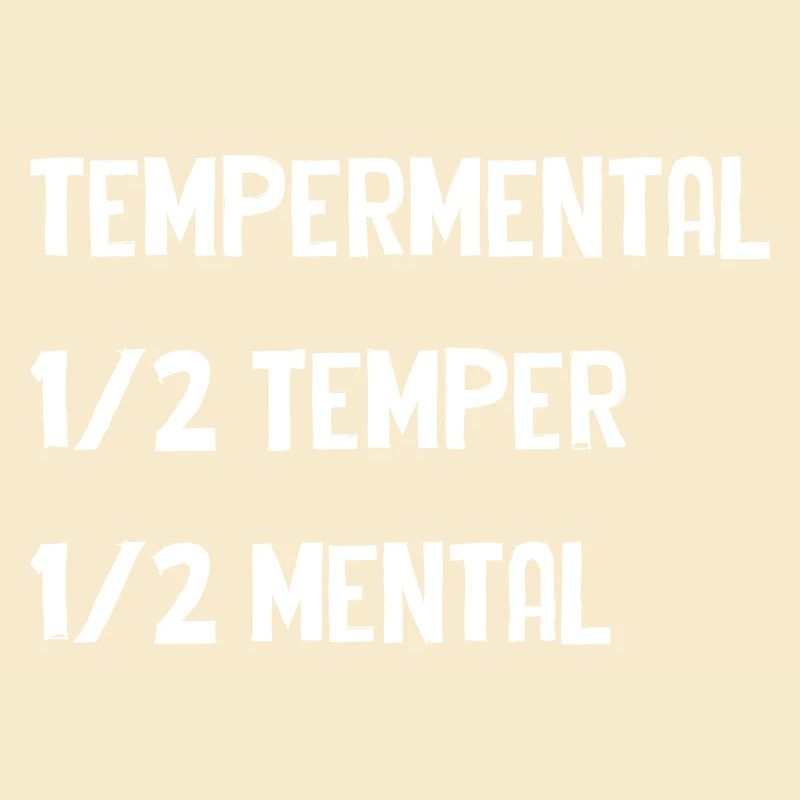 Tempermental Split Typography
