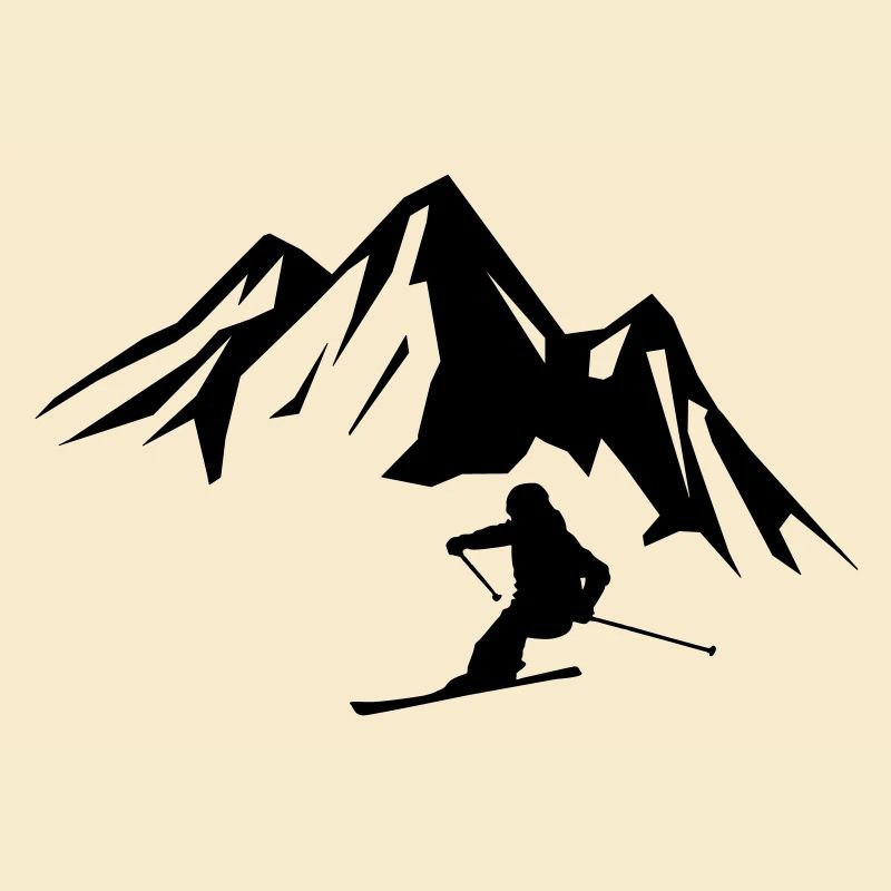 Berge Skifahrer