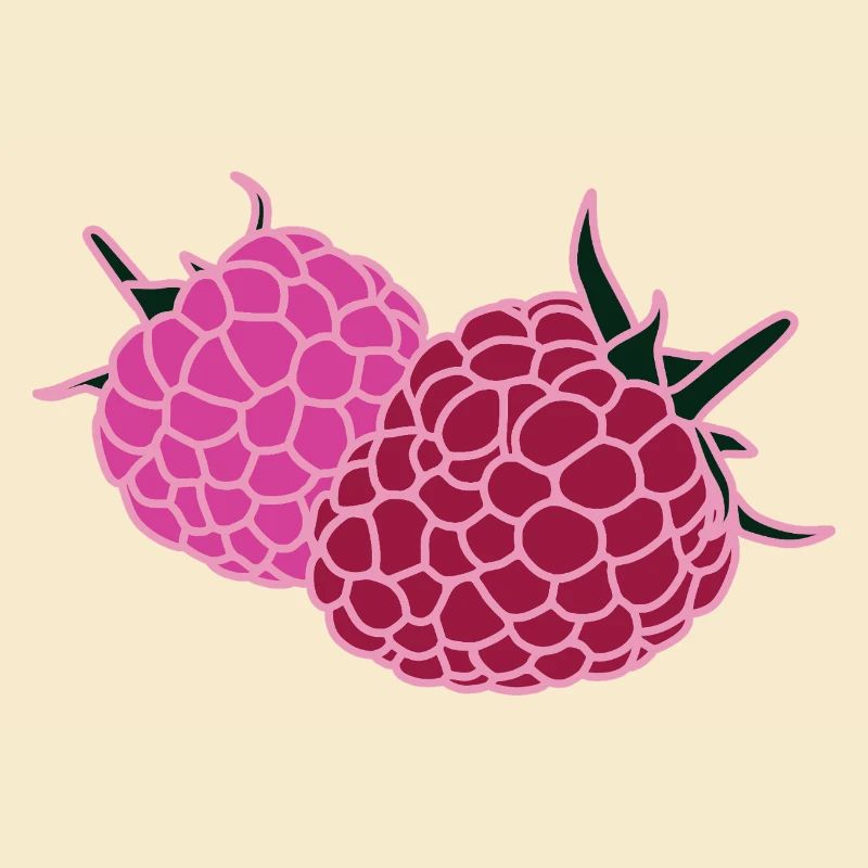 Raspberry Duo Pop Art